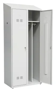Schrank 2 Tueren mit s-w Trennwand